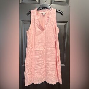 Tommy Bahama Pink Sleeveless V-Neck Sundress